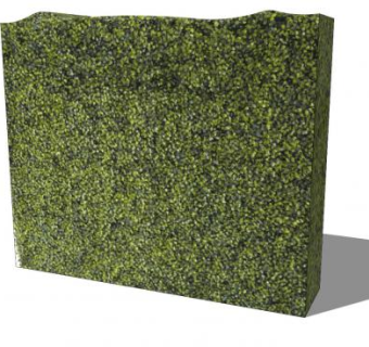 人渣植物装饰树篱SU模型下载_sketchup草图大师SKP模型