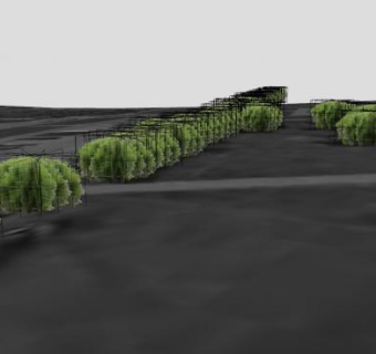 常绿植物灌木丛SU模型下载_sketchup草图大师SKP模型