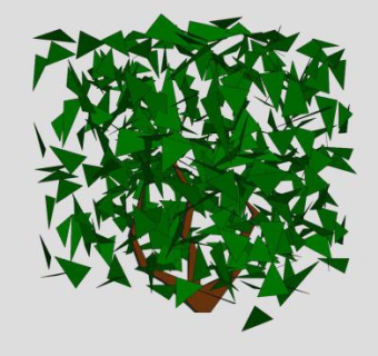 简易灌木植物SU模型下载_sketchup草图大师SKP模型