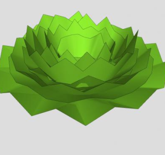 生菜植物SU模型下载_sketchup草图大师SKP模型