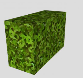 绿叶木本植物树篱SU模型下载_sketchup草图大师SKP模型