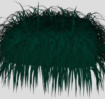 青草植物SU模型下载_sketchup草图大师SKP模型