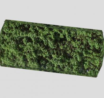 简易植物树篱设计SU模型下载_sketchup草图大师SKP模型