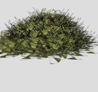 绿叶植物SU模型下载_sketchup草图大师SKP模型