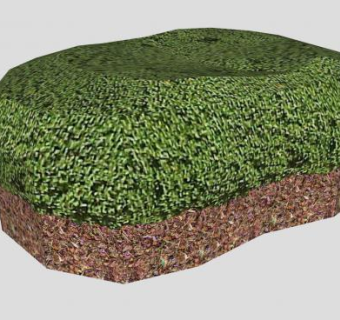 土地和植被SU模型下载_sketchup草图大师SKP模型