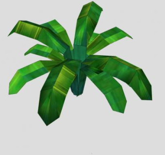 大型香蕉树植物SU模型下载_sketchup草图大师SKP模型