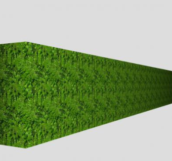 花园树篱SU模型下载_sketchup草图大师SKP模型