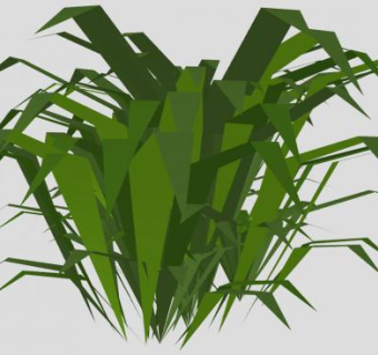 观叶草本植物SU模型下载_sketchup草图大师SKP模型