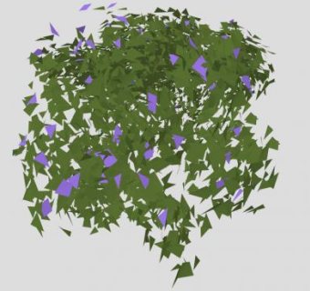 迷迭香植物SU模型下载_sketchup草图大师SKP模型