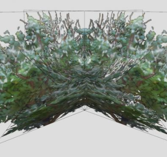 立体灌木丛SU模型下载_sketchup草图大师SKP模型