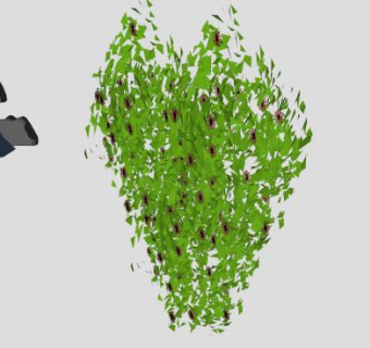 玫瑰花灌木植物SU模型下载_sketchup草图大师SKP模型