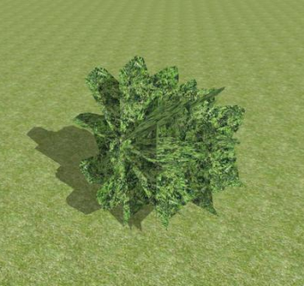 草地上的灌木SU模型下载_sketchup草图大师SKP模型