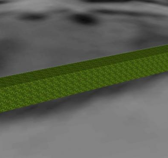 条型灌木墙SU模型下载_sketchup草图大师SKP模型