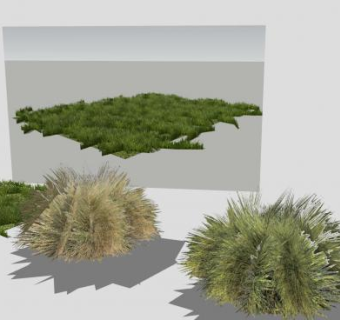 草地灌木植物SU模型下载_sketchup草图大师SKP模型