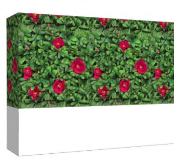 杜鹃花树篱室外盆栽SU模型下载_sketchup草图大师SKP模型