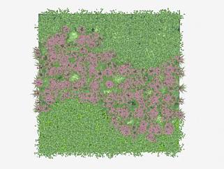 植物绿墙设计SU模型下载_sketchup草图大师SKP模型
