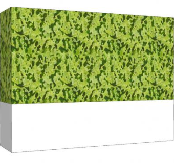 室外杜鹃花黄杨木树篱SU模型下载_sketchup草图大师SKP模型