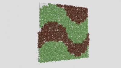 现代墙饰植物墙SU模型下载_sketchup草图大师SKP模型