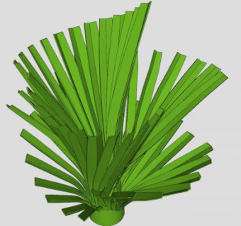 简易灌木植物草图设计SU模型下载_sketchup草图大师SKP模型