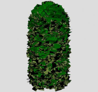 图片树叶灌木设计SU模型下载_sketchup草图大师SKP模型
