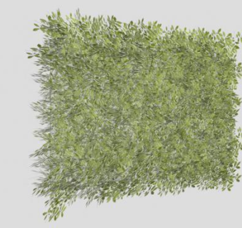 植被植物墙SU模型下载_sketchup草图大师SKP模型