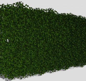 绿篱植物墙SU模型下载_sketchup草图大师SKP模型