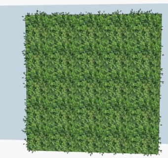 花园垂直植物墙SU模型下载_sketchup草图大师SKP模型