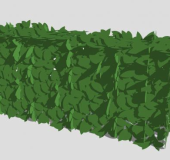 月桂植物树篱SU模型下载_sketchup草图大师SKP模型