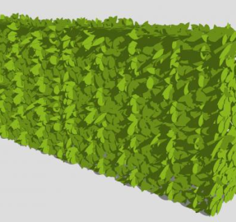 植物绿篱SU模型下载_sketchup草图大师SKP模型