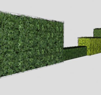多系列灌木树篱SU模型下载_sketchup草图大师SKP模型