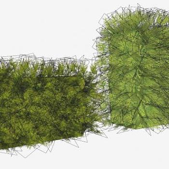 <em>绿色</em>植物树篱灌木SU模型下载_sketchup草图大师SKP模型