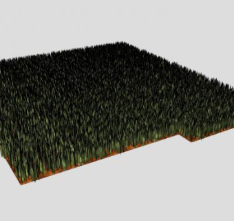 草地地形SU模型下载_sketchup草图大师SKP模型