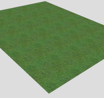 方形草皮SU模型下载_sketchup草图大师SKP模型