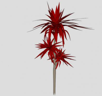 热带景观植物SU模型下载_sketchup草图大师SKP模型