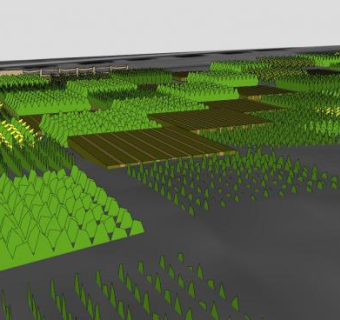 社区花园场所设计SU模型下载_sketchup草图大师SKP模型