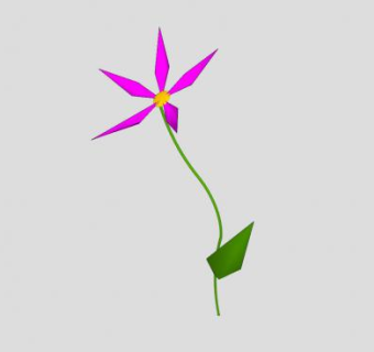 粉色鲜花花卉SU模型下载_sketchup草图大师SKP模型