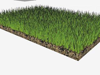 土壤和草地SU模型下载_sketchup草图大师SKP模型