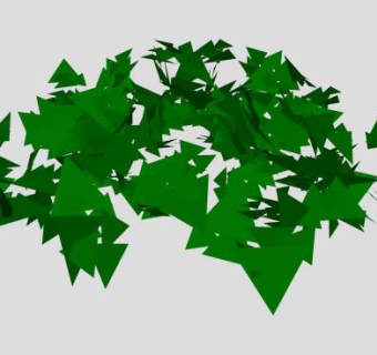 几何地被植物SU模型下载_sketchup草图大师SKP模型
