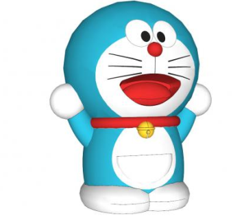 机器猫SU模型下载_sketchup草图大师SKP模型