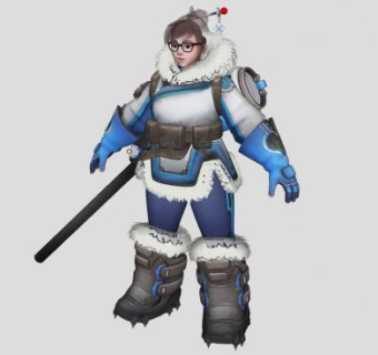 卡通宇航员人物SU模型下载_sketchup草图大师SKP模型