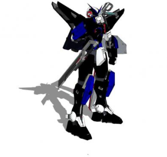 日本高达机器人SU模型下载_sketchup草图大师SKP模型