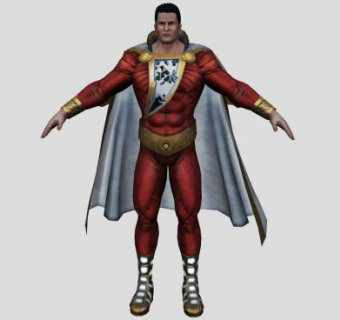 披风王子人物SU模型下载_sketchup草图大师SKP模型