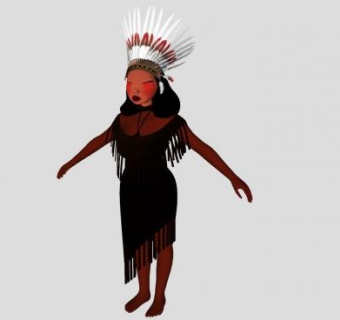 印第安人SU模型下载_sketchup草图大师SKP模型