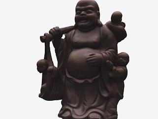 如来佛祖雕像雕塑SU模型下载_sketchup草图大师SKP模型