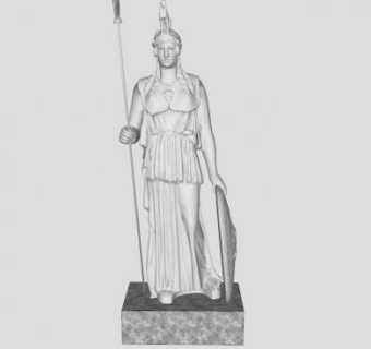 欧洲人物雕像石膏像SU模型下载_sketchup草图大师SKP模型