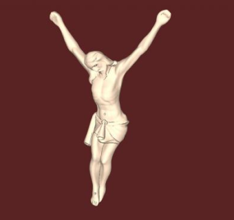 欧洲耶稣人物雕像SU模型下载_sketchup草图大师SKP模型