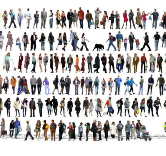 2D贴图人物系列SU模型下载_sketchup草图大师SKP模型