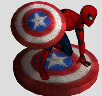 超凡的蜘蛛侠SU模型下载_sketchup草图大师SKP模型