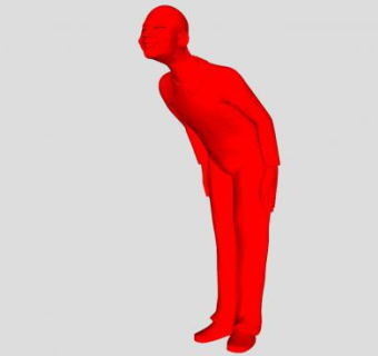 欢乐喜剧人迎宾小丑雕像SU模型下载_sketchup草图大师SKP模型