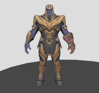 超级反派灭霸人物SU模型下载_sketchup草图大师SKP模型